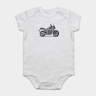 CB500X Motorcycle Sketch Art Baby Bodysuit